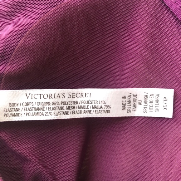 Victoria Secret Cross Straps Purple Sports Bra F11 - Picture 3 of 4